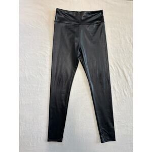 Wild Fable women’s faux leather black leggings small going out elevated basics